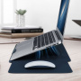 2 az 1-ben boríték állvánnyal és táskával MacBook kiegészítők számára 16"-ig - barna