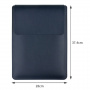 2 az 1-ben boríték állvánnyal és táskával MacBook kiegészítők számára 16"-ig - barna