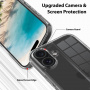 Fényes átlátszó borító iPhone 16 Plus készülékhez - átlátszó