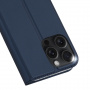 DUX DUCIS Skin Pro flip tok iPhone 16 Pro Maxhez - sötétkék
