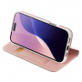 DUX DUCIS Skin Pro flip tok iPhone 16 Pro Max készülékhez - rózsaszín arany