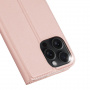 DUX DUCIS Skin Pro flip tok iPhone 16 Pro Max készülékhez - rózsaszín arany