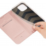 DUX DUCIS Skin Pro flip tok iPhone 16 Pro Max készülékhez - rózsaszín arany