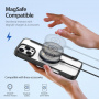DUX DUCIS Skin X Flip tok MagSafe-el* iPhone 16 Pro készülékhez - fekete