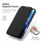 DUX DUCIS Skin X Flip tok MagSafe-el* iPhone 16 Pro készülékhez - fekete