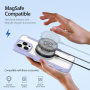 DUX DUCIS Skin X Flip tok MagSafe-el* iPhone 16 Pro készülékhez - kék szürke