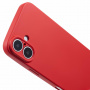 Védőtok zsinórral iPhone 16 Plus-hoz - piros