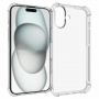Átlátszó borító megerősített sarkokkal iPhone 16 Plus készülékhez - átlátszó