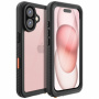 RedPepper Ütésálló, vízálló tok iPhone 16-hoz - fekete
