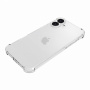 Átlátszó borító megerősített sarkokkal iPhone 16 Plus készülékhez - átlátszó