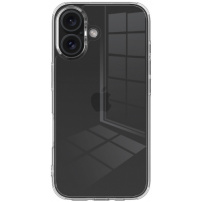Fényes átlátszó borító iPhone 16 Plus készülékhez - átlátszó