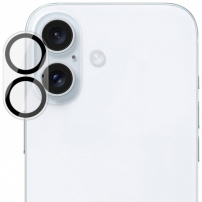 Imak edzett üveg a hátsó kamera lencséjének védelmére iPhone 16/16 Plus-hoz - fekete