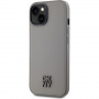 DKNY Stack logó borító MagSafe-el* iPhone 15-höz - szürke
