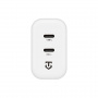 Tactical Base Plug Dual töltőadapter 2x USB-C porttal - 40W - fehér