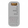 Tactical EDC Brick powerbanka rozsdamentes acélból, USB-C / USB-A portokkal - 9 600 mAh - ezüst
