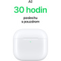 Eredeti Apple AirPods 4 (2024) vezeték nélküli fülhallgató aktív zajszűréssel - fehér