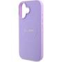 Guess Szemcsés Classic Embléma borító MagSafe-gyel * iPhone 16 Plus - lila