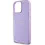 Guess Szemcsés Classic Embléma borító MagSafe-gyel* iPhone 16 Pro készülékhez - Lila