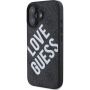 Guess 4G Big Love logó borító MagSafe jelöléssel iPhone 16-hoz - szürke