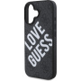 Guess 4G Big Love logó borító MagSafe jelöléssel iPhone 16-hoz - szürke