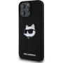 Karl Lagerfeld Choupette fej szilikon burkolat MagSafe-el* iPhone 16 Pro Max készülékhez - fekete