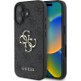 Guess 4G fém logó borító iPhone 16 Plus készülékhez - szürke