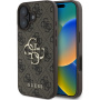 Guess 4G fém logó borító iPhone 16 Plus készülékhez - barna