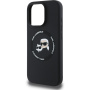 Karl Lagerfeld K&CH Heads szilikon burkolat MagSafe-el* iPhone 16 Pro készülékhez - fekete