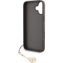 Guess 4G Charms borító iPhone 16 Plus készülékhez - barna