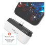 FIXED Zen 5 plug-in zsebben működő power bank integrált USB-C csatlakozóval - 5000 mAh - fehér