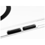 FIXED MagPurity átlátszó borító fekete színnel MagSafe iPhone 16 Pro készülékhez - átlátszó