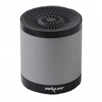 Vezeték nélküli Bluetooth stereo reproduktor 2000mAh akumulátorral foglalattal 32GB memoriál kártyával - szürke