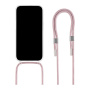 FIXED MagPure Neck átlátszó tok nyakpánttal és MagSafe támogatással iPhone 16 Pro készülékhez - rózsaszín