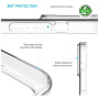 FIXED ReStory Anti-UV újrahasznosított borítás iPhone 16-hoz - átlátszó