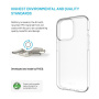 FIXED ReStory Anti-UV újrahasznosított borító iPhone 16 Pro készülékhez - átlátszó