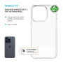 FIXED ReStory Anti-UV újrahasznosított borító iPhone 16 Pro készülékhez - átlátszó
