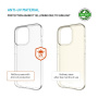 FIXED ReStory Anti-UV újrahasznosított borító iPhone 16 Pro készülékhez - átlátszó