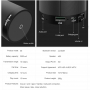 Vezeték nélküli Bluetooth stereo reproduktor 2000mAh akumulátorral foglalattal 32GB memoriál kártyával - szürke