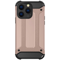 Szupertartós "Armor" borítás iPhone 16 Pro-hoz - rózsaszín arany