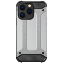 Szupertartó "Armor" borítás iPhone 16 Pro-hoz - ezüst