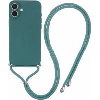 Védőhuzat zsinórral iPhone 16 Plus-hoz - kerozin