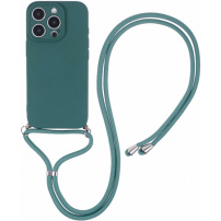 Védőhuzat zsinórral iPhone 16 Pro-hoz - kerozin