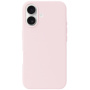 Szilikon borítás iPhone 16-hoz - homokrózsaszín