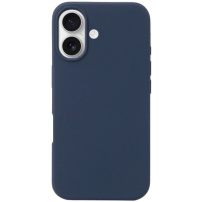 Szilikon borítás iPhone 16-hoz - sötétkék
