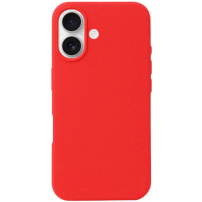 Szilikon borítás iPhone 16-hoz - piros