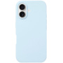 Szilikon borítás iPhone 16-hoz - világoskék