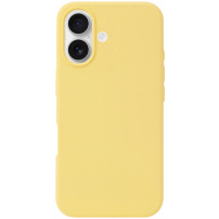 Szilikon borítás iPhone 16 Plus-hoz - sárga