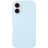 Szilikon borítás iPhone 16 Plus-hoz - világoskék