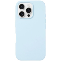 Szilikon borítás iPhone 16 Pro-hoz - világoskék