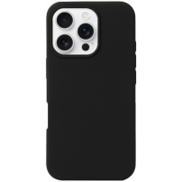 Szilikon borítás iPhone 16 Pro Max telefonhoz - fekete